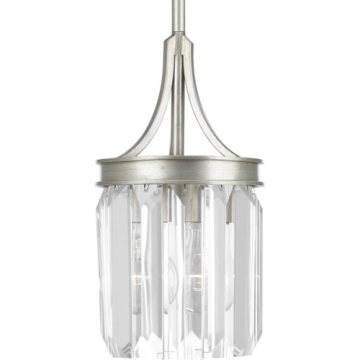 Progress Lighting Glimmer Mini Pendant - 120V - Silver Ridge