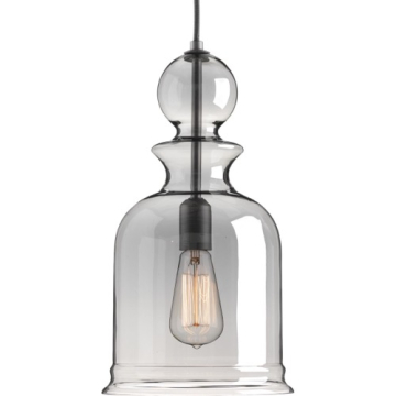 Progress Lighting Staunton 17" 1-Light Pendant - 120V - Graphite