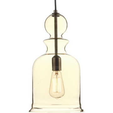 Progress Lighting Staunton 17" 1-Light Pendant - 120V - Antique Bronze