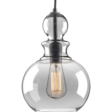 Progress Lighting Staunton 13" 1-Light Pendant - 120V - Graphite