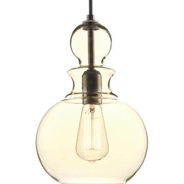 Progress Lighting Staunton 13" 1-Light Pendant - 120V - Antique Bronze