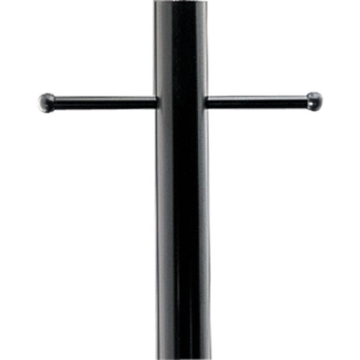 Progress Lighting 84" Aluminum Pole - Ladder Rest - Matte Black