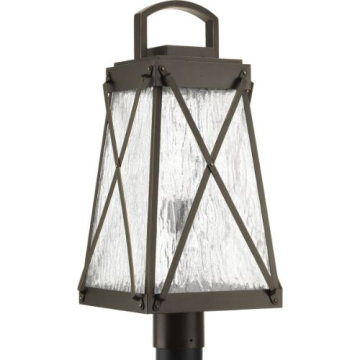 Progress Lighting Creighton 1-Light Post Top Lantern - 120V - Antique Bronze