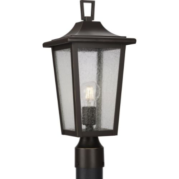 Progress Lighting Padgett 1-Light Post Top Lantern - 120V - Antique Bronze