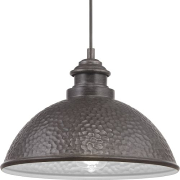 Progress Lighting Englewood 1-Light Hanging Lantern - 120V - Antique Pewter