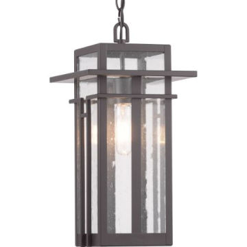 Progress Lighting Boxwood 1-Light Hanging Lantern - 120V - Antique Bronze