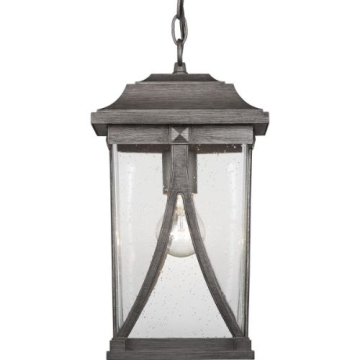 Progress Lighting Abbott 1-Light Hanging Lantern - 120V - Antique Pewter