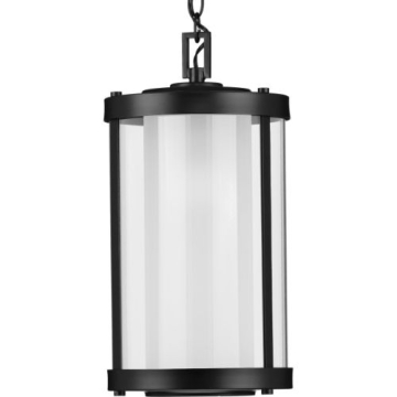 Progress Lighting Irondale 1-Light Hanging Lantern - 120V - Matte Black