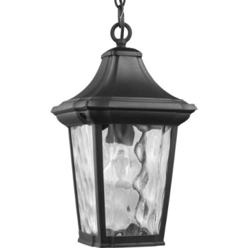 Progress Lighting Marquette 1-Light Hanging Lantern - 120V - Textured Black