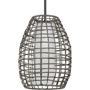 Progress Lighting Pawley 1-Light Hanging Lantern - 120V - Matte Black