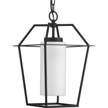 Progress Lighting Chilton 1-Light Hanging Lantern - 120V - Textured Black