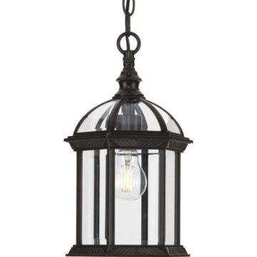 Progress Lighting Dillard 1-Light Hanging Lantern - 120V - Antique Bronze