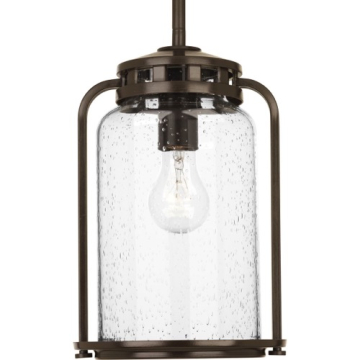 Progress Lighting Botta 1-Light Medium Hanging Lantern - 120V - Antique Bronze