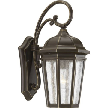 Progress Lighting Verdae 1-Light Medium Outdoor Wall Lantern - 120V - Antique Bronze