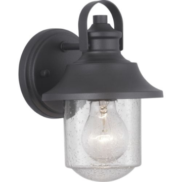 Progress Lighting Weldon 1-Light Small Outdoor Wall Lantern - 120V - Textured Black