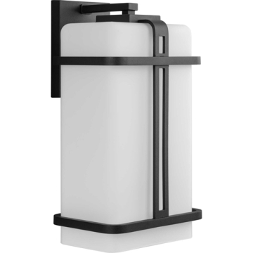 Progress Lighting Ellery 1-Light Large Outdoor Wall Lantern - 120V - Black