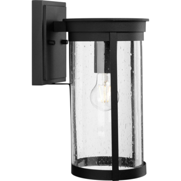 Progress Lighting Belden 1-Light Medium Outdoor Wall Lantern - 120V - Black