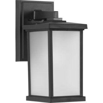 Progress Lighting Trafford 1-Light Medium Outdoor Wall Lantern - 120V - Textured Black