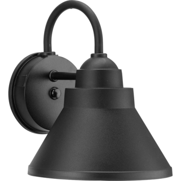 Progress Lighting Bayside 1-Light Outdoor Wall Lantern - 120V - Black