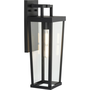 Progress Lighting Tryon 1-Light Medium Outdoor Wall Lantern - 120V - Black