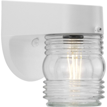 Progress Lighting Polycarbonate Outdoor 1-Light Outdoor Wall Lantern - 120V - White