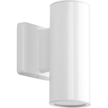 Progress Lighting 3" LED Cylinder - 3000K - Wall Mount - Up + Down Light - 120V - White