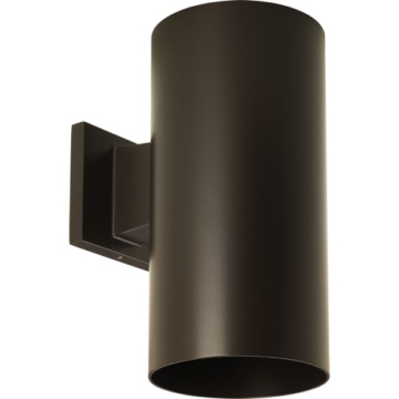 Progress Lighting 6" Cylinder - Wall Mount - Antique Bronze - 120V