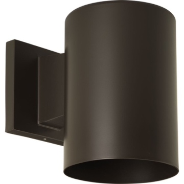 Progress Lighting 5" Cylinder - Wall Mount - Antique Bronze - 120V