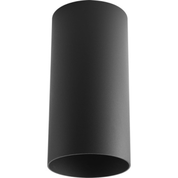 Progress Lighting 6" Cylinder - Ceiling Mount - Black - 120V