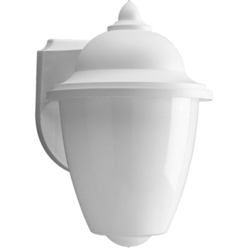 Progress Lighting Polycarbonate Outdoor 1-Light Outdoor Wall Lantern - 120V - White