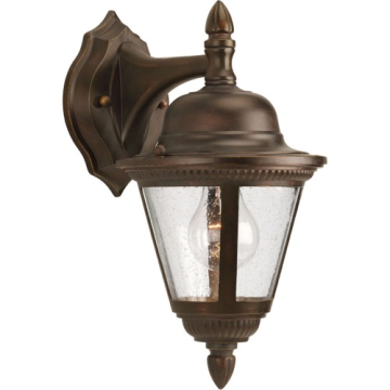 Progress Lighting Westport 1-Light Small Outdoor Wall Lantern - 120V - Antique Bronze