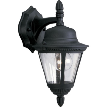 Progress Lighting Westport 1-Light Small Outdoor Wall Lantern - 120V - Textured Black