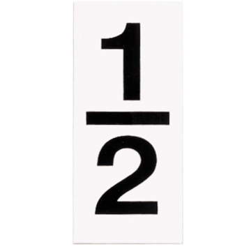 Progress Lighting "1/2" Number for Address Light - 10 Pack
