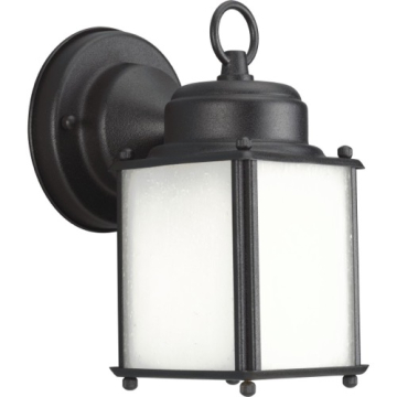 Progress Lighting Roman Coach 1-Light Outdoor Wall Lantern - 120V - Textured Black