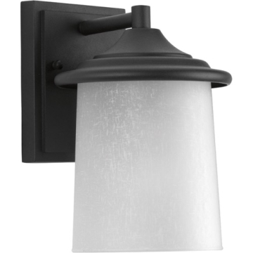 Progress Lighting Essential 1-Light Small Outdoor Wall Lantern - 120V - Textured Black