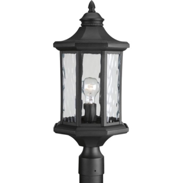 Progress Lighting Edition 1-Light Post Top Lantern - 120V - Textured Black