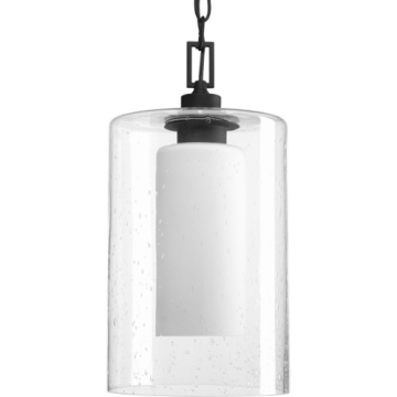 Progress Lighting Compel 1-Light Hanging Lantern - 120V - Textured Black