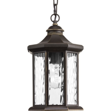 Progress Lighting Edition 1-Light Hanging Lantern - 120V - Antique Bronze