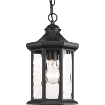 Progress Lighting Edition 1-Light Hanging Lantern - 120V - Textured Black