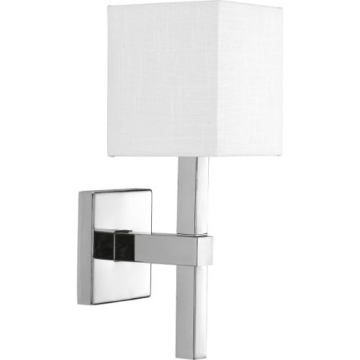 Progress Lighting Metro 1-Light Wall Sconce - 120V - Polished Chrome