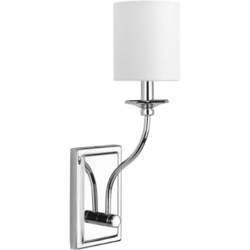 Progress Lighting Bonita 1-Light Wall Sconce - 120V - Polished Chrome