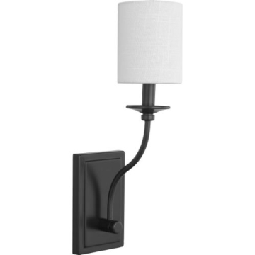 Progress Lighting Bonita 1-Light Wall Sconce - 120V - Matte Black
