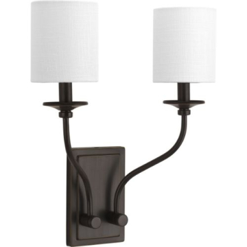 Progress Lighting Bonita 2-Light Wall Sconce - 120V - Antique Bronze