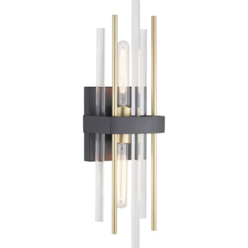Progress Lighting Orrizo 2-Light Wall Sconce - 120V - Matte Black