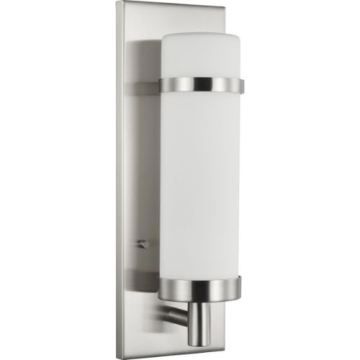 Progress Lighting Hartwick 14" Wall Sconce - 120V - Brushed Nickel