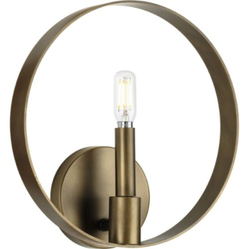 Progress Lighting Breckenridge 1-Light Wall Sconce - 120V - Aged Bronze
