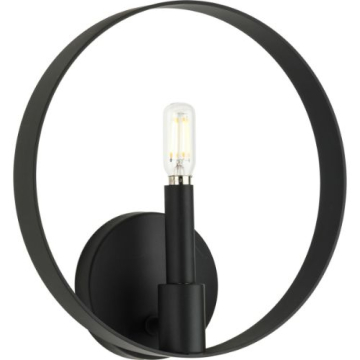 Progress Lighting Breckenridge 1-Light Wall Sconce - 120V - Matte Black