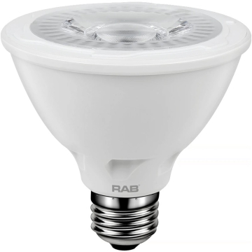 RAB 11W LED PAR30S - Dimmable - 25º Beam Angle - 4000K - 900 Lumens - 120V