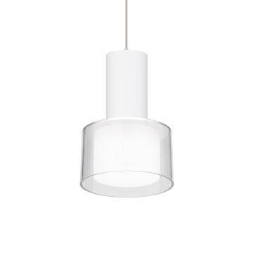 WAC Lighting Twist-N-Lite LED Torch Pendant - 850 Lumens - 12W - CCT Selectable - 120V - White