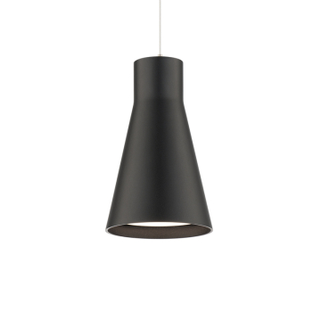 WAC Lighting Twist-N-Lite LED Solo Pendant - 880 Lumens - 12W - CCT Selectable - 120V - Black